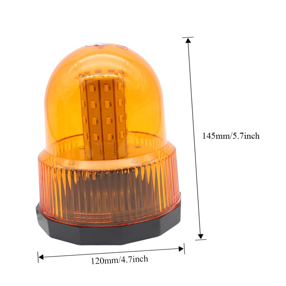 Luces estroboscópicas para coche Riloer, baliza de advertencia de peligro, luces intermitentes de emergencia, luz estroboscópica intermitente, luz de emergencia para coche, 12-24 V CC