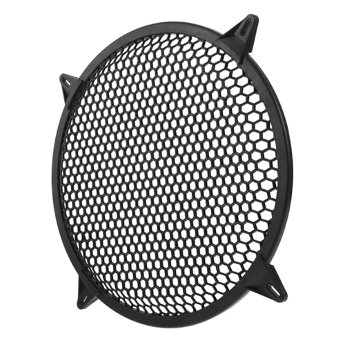 HOLIDYOYO カーオーディオ用サブウーファースピーカーグリルカバー 耐塵保護バッフル 車両対応ユニバーサル設計 スリッシュで洗練された音響