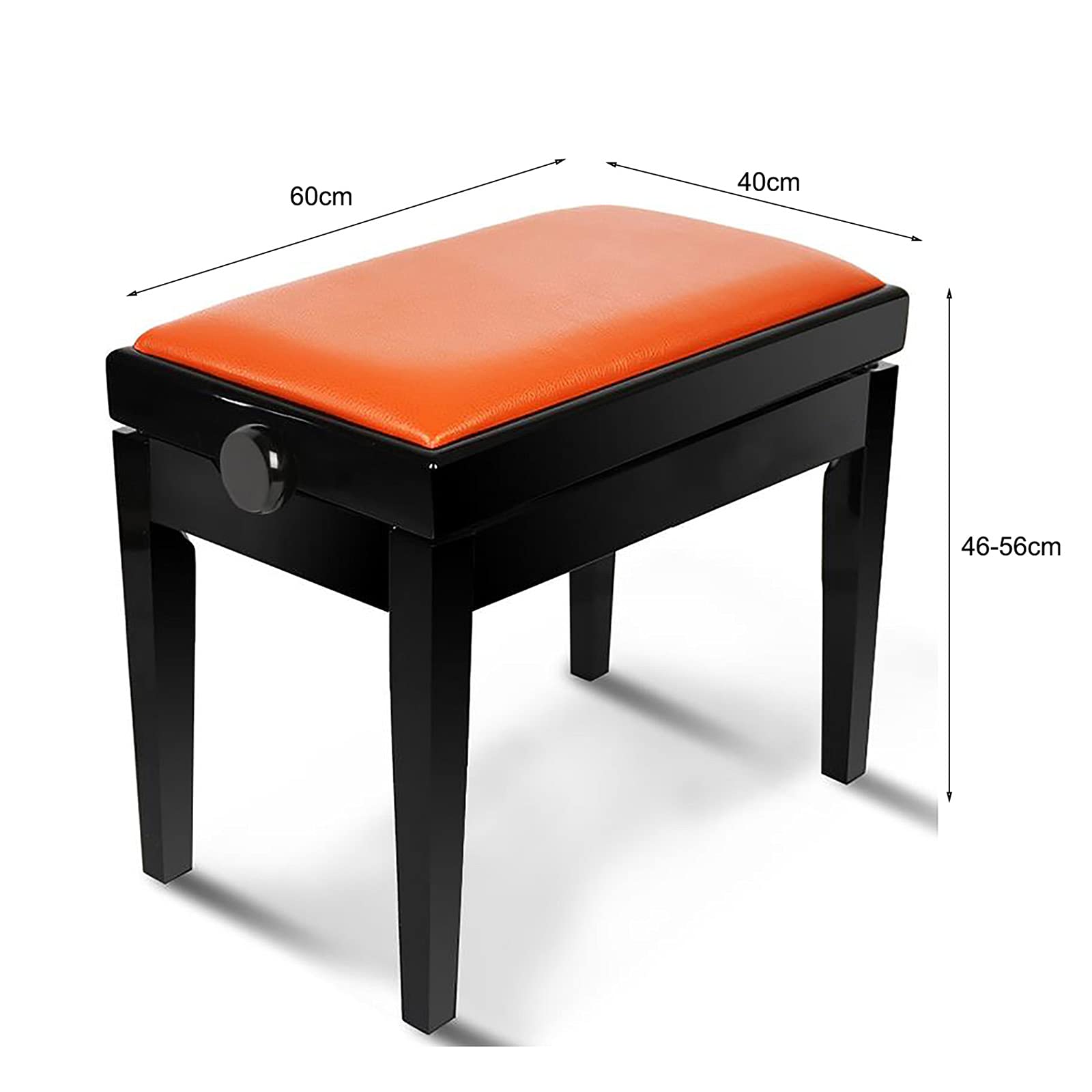 Sgabello per Pianoforte, Tavolo da toeletta, Sgabello Regolabile per Pianoforte, sedie con Sollevamento Idraulico Deluxe