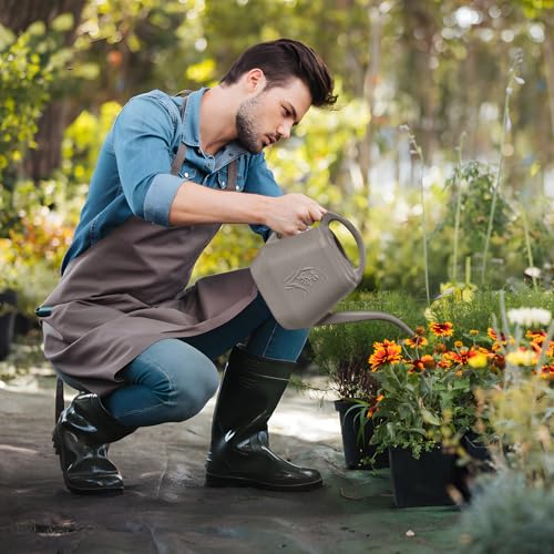 Image of Plant Watering Can Small -1 /2 Gallon-Coffee Color | With Long Spout for Watering-Home Indoor and Outdoor Garden