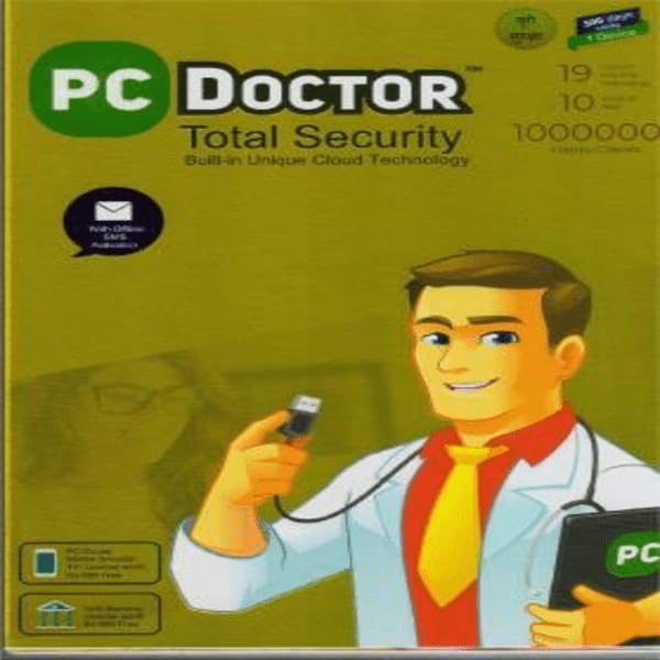 PC Doctor Total Security Anti-Virus 1 User 1 Year
