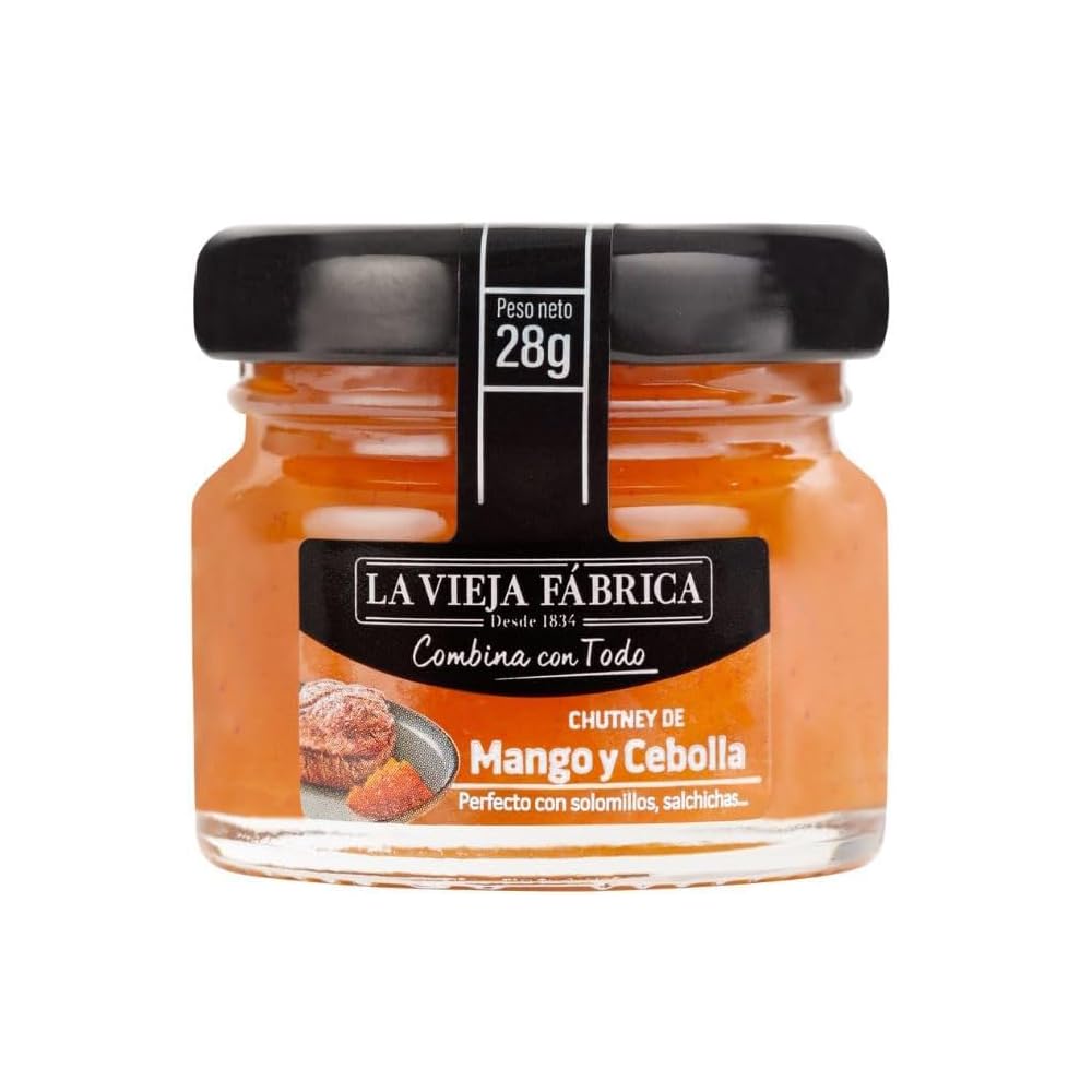 La Vieja Fábrica | Surtido salsa COMBINA CON TODO | Pack de 3 | Pimiento y Jalapeño | Mango y Cebolla | Tomate y Pimiento