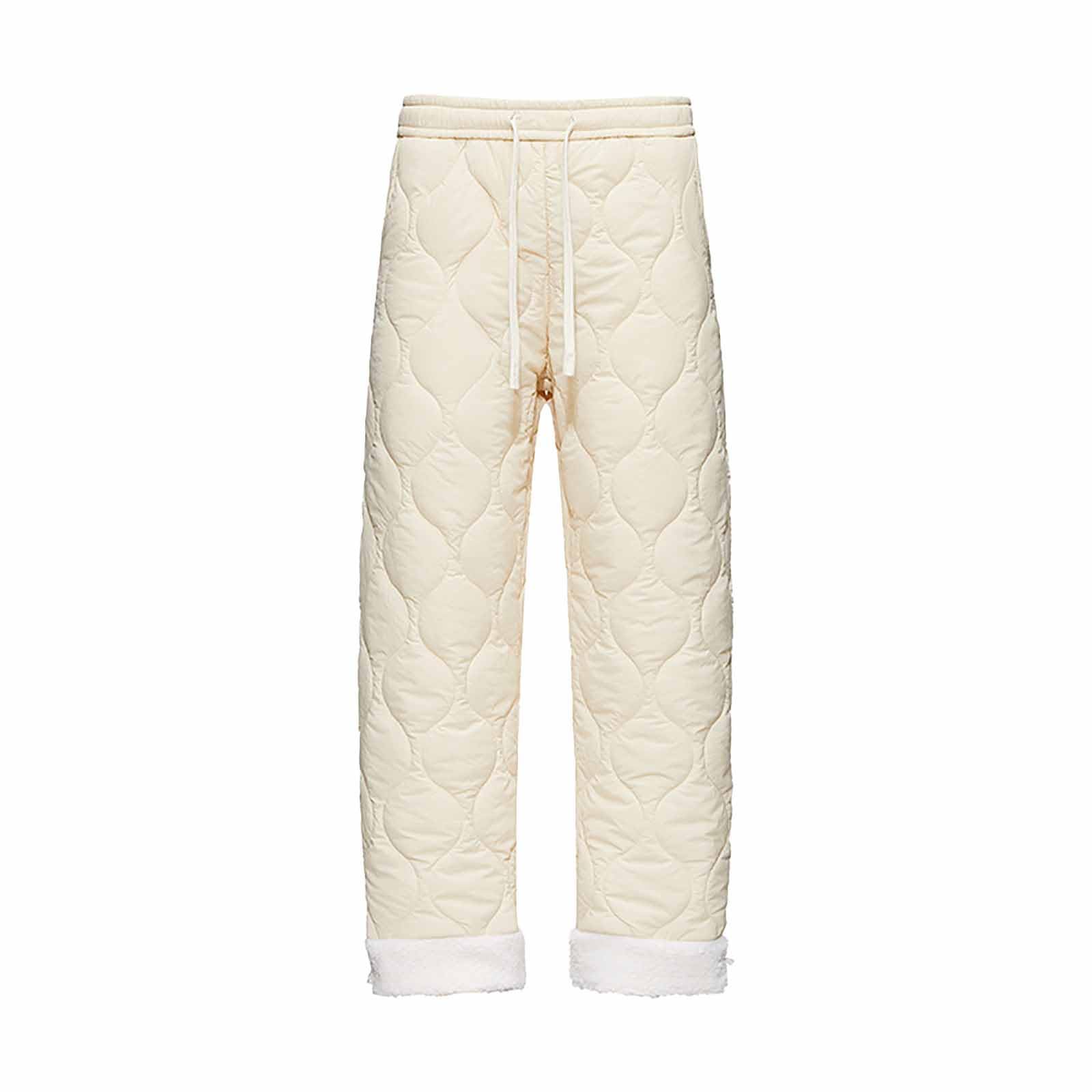 Generisch Herren Freizeithose mit Wärmepolsterung für Outdoor Sport Winteraktivitäten gerade geschnittene Hose mit dekorativem Kürbismuster
