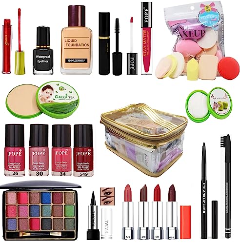 FOPE Every Day Glow Makeup kit Combo Set PACK of 26 For women/Girls EDGMKS20230730