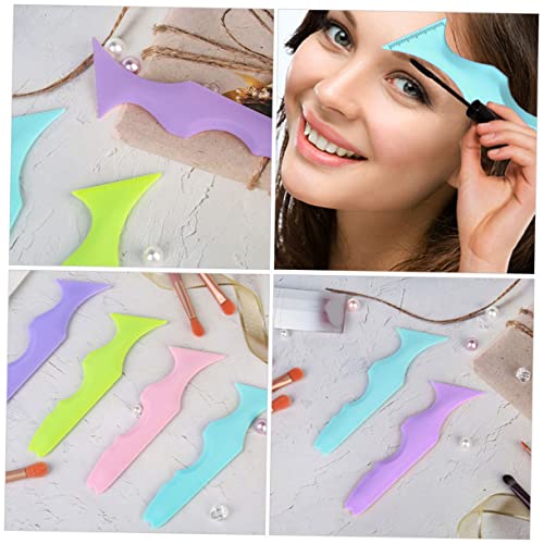NOLITOY 2pcs Multi-function Silicone Eyeliner Stencil miniatura 5