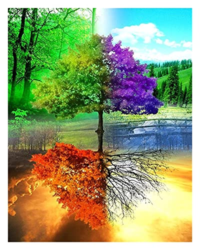 Vol ronde Diy Diamond Painting Moon 5D Handgemaakte Diamant Borduurwerk Kit Mozaïek Seaside Landscadeau Kunst Kit… - Afbeelding 6