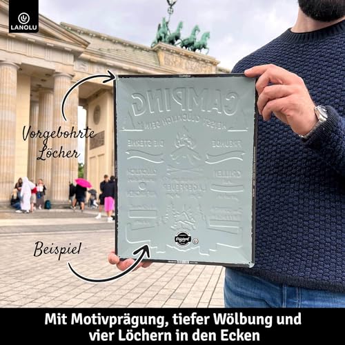 LANOLU Retro Blechschild Hunderegeln, Hundeschilder, Blechschild Hund, Deko Garten Hund, Geschenke für Frauen Hundeliebhaber, Hunde Geschenke für Besitzer, 20x30cm