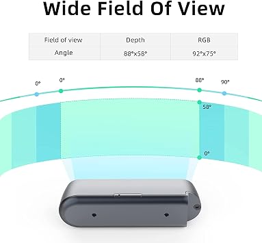 RealSense Depth Camera, RGBD 3D Mapping for ROS Robotics SLAM Camera, with Environment Perception Object Detection Tracking