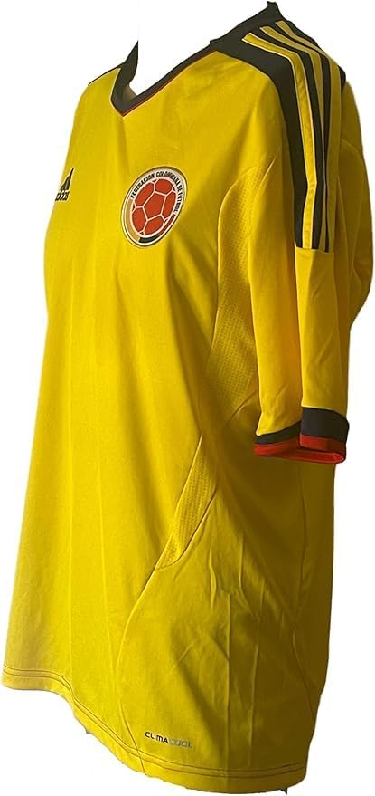 Seleccion Colombia National Team FCF 2013 Eliminatorias Home Soccer Futbol Mens Size XL Jersey Yellow