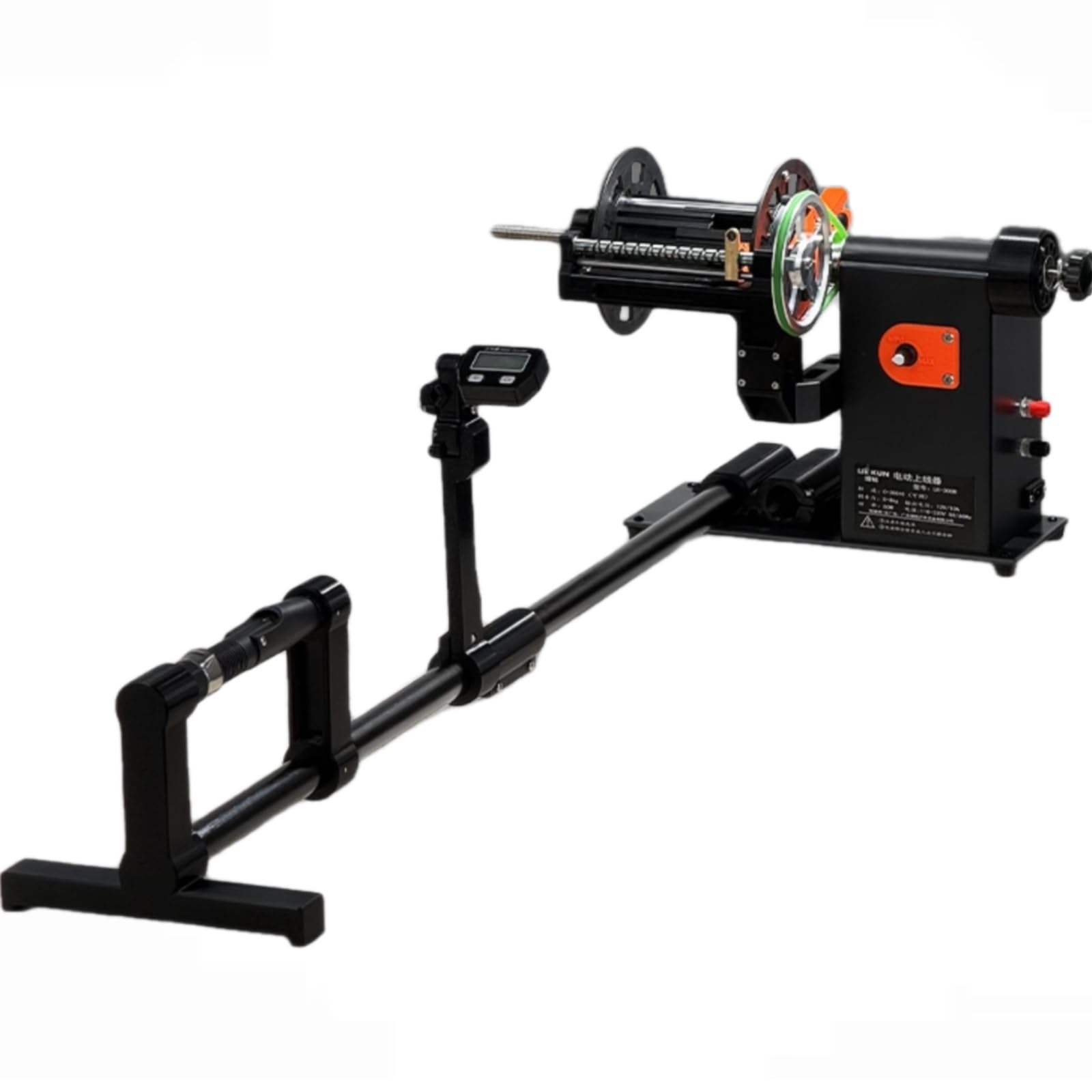 YXFAZPP Electric Fishing Line Winder Spooler, Fishing Reel Line Winder Spooler Machine with 0-8kg Damping Brake,Adjustable Speed 0-300 Rpm, No Line Twist