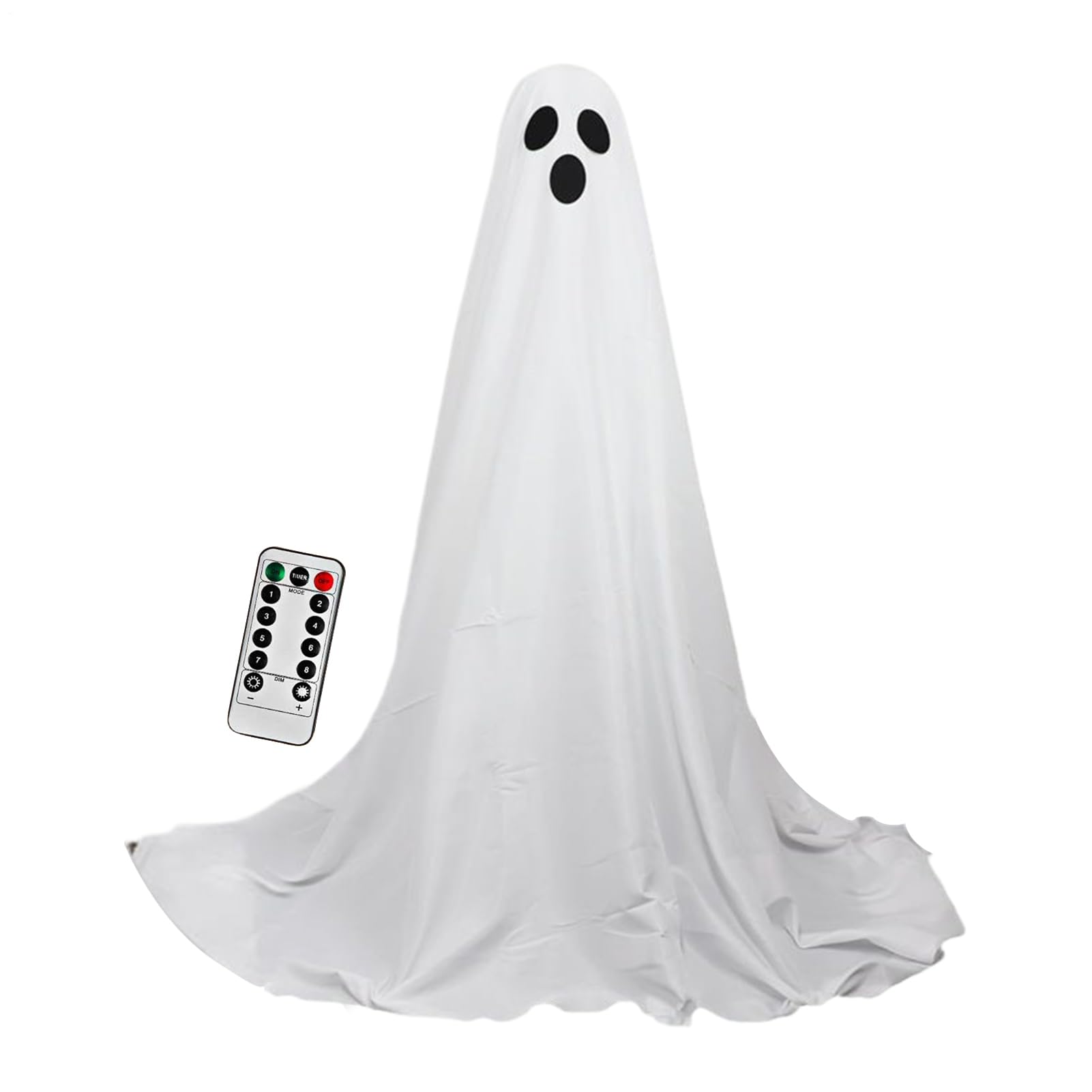 Fantôme lumineux pour réussir votre décoration de jardin d'Halloween