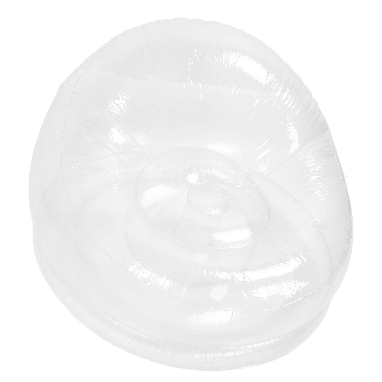 Sxhlseller Silla Inflable Transparente Sofá Inflable de PVC Transparente |Asientos Ergonómicos Interiores y Exteriores para la Playa del Patio de la Piscina