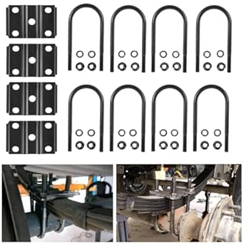LIBRA 5200-7000lbs Trailer U Bolt Kits For 3" Round Trailer Axle … In - Foto 9