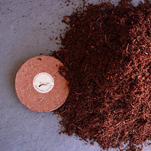 Image of BALAJI TRADING COMPANY Cocopeat /Agropeat Disc for Gardening and Plants (100gm) High E.C. (expands to 400 GMS)