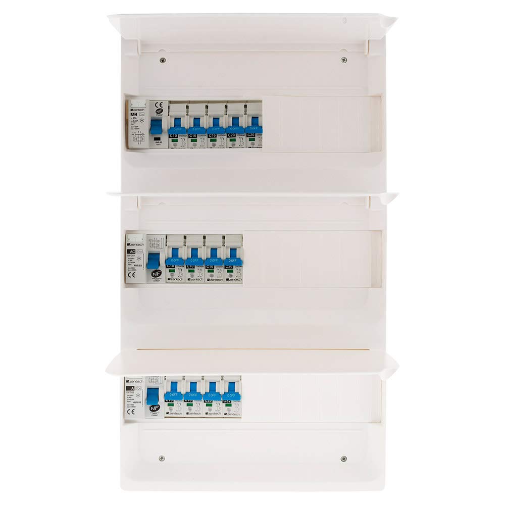 Zenitech - Coffret T5 39 modules + 13 disjoncteurs + 3 interrupteurs et Accessoires