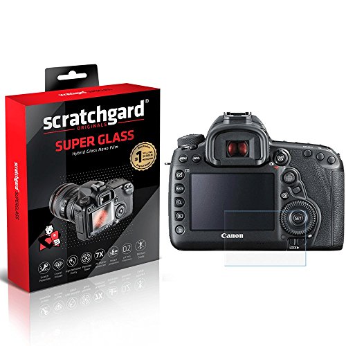 Scratchgard 7X Shatter Screen Protecter for Canon EOS 5D Mark IV Using Unbreakable Hybrid Nano Glass Film. India’s No.1 Brand