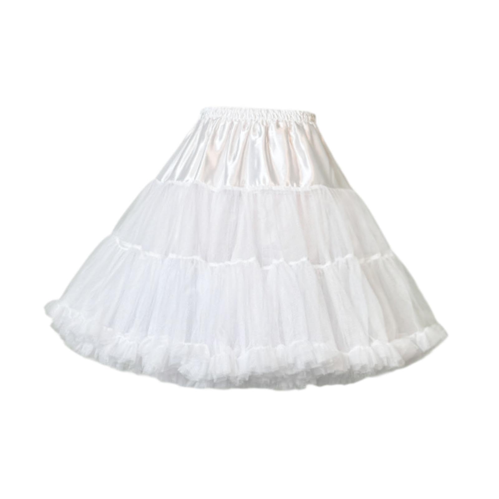 enakshi (label) Enakshi Women Petticoat Skirt Short Tutu Slips for Graduation Fancy Dress White|Clothing, Shoes & Accessories|Wedding & Formal Occasion|Bridal Accessories |1 Pieece Women Petticoat Skirt-picture-49