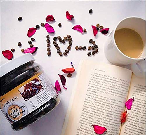 Tassyam Roasted Arabica Coffee Beans 300g Jar - Image 5 thumbnail