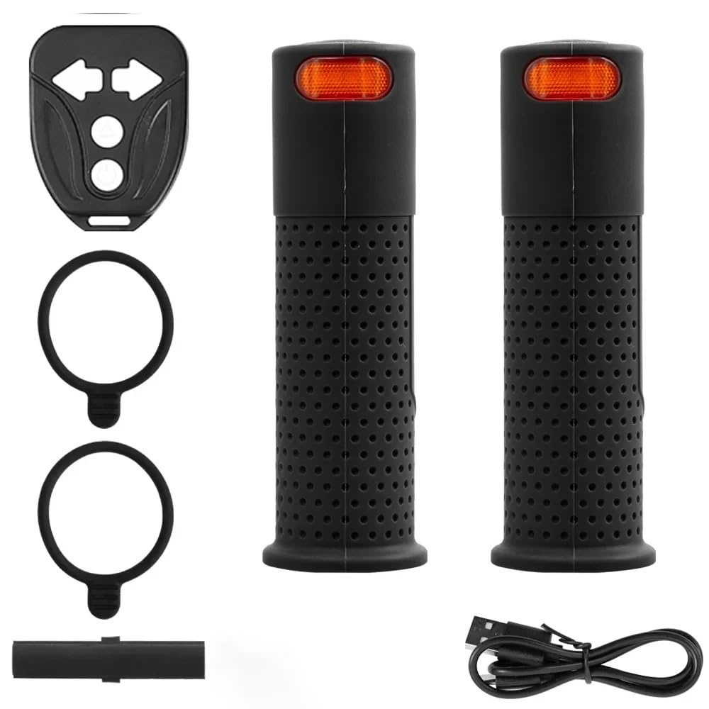 2 in 1 Luci di segnalazione senza fili per Segway Ninebot Maniglie manubrio con Lampeggianti Ricaricabili per Xiaomi Monopattino Elettrico Accessorio