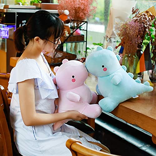 Image of AVS Cute Dinosaur Plush Toys, Fat Dinosaur Stuffed Animals Toys Dolls, Soft Plush Stuffed Dino Plushie, Birthday Gifts for Kids Girl Boys (Blue 20 CM)