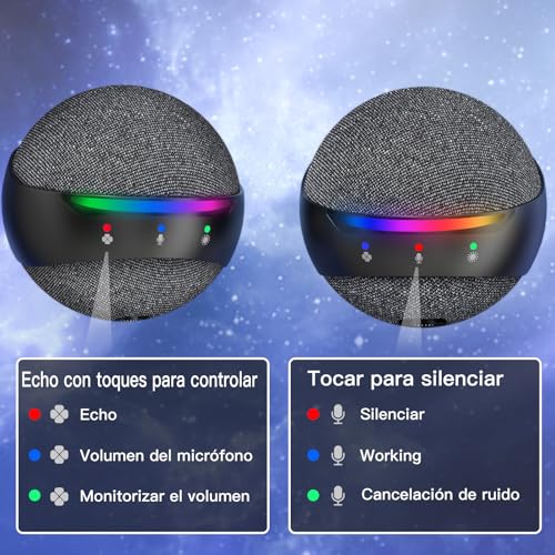 zealsound Micrófono de Condensador USB, Micrófono PC para *Phone/Android ASMR Zoom Youtube Twitch Video Gaming Streaming Reducción de Ruido Touch Mute Echo Micrófono USB para Mac Windows P9 Negro - imagen 3