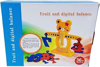 W11-3 Al Safwa ميزان أرقام على شكل دبدوب متعدد اللون من