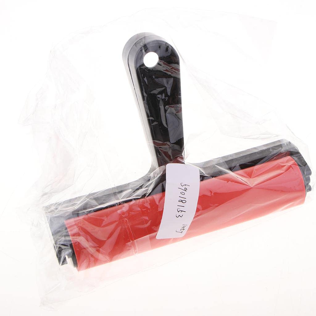 1x PVC Rubber Printmaking Stamping Gluing Roller Press Block Brayer 15cm-image-8