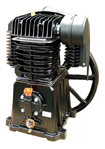 Rolair, Pmp22Bk119Gr, Air Compressor Pump, 2 Stage, 2 Cylinders #TOP26