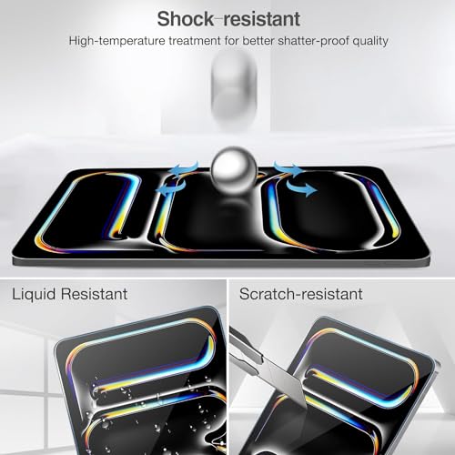 Image of VERTUS Premium Tempered Glass Screen Protector for Apple iPad Pro 13 M4 (7th Gen. 2024) with Anti-Scratch & Smudge Proof Coating