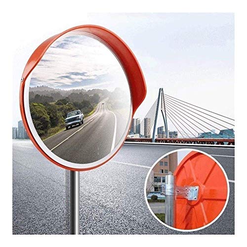 Miroir de circulation grand angle avec lentille PC incassable pour route