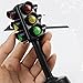 Garneck 12Pcs Kids Traffic Light Toy Simulation Mini Traffic Signal Light Lamp Models for Early Education - Street Construction Signs Playset for Child Toddler