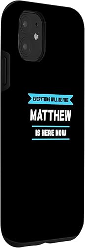 Miniatura 3 de Funda para iPhone 11 Matthew Name Dicho por orgullo Matthews