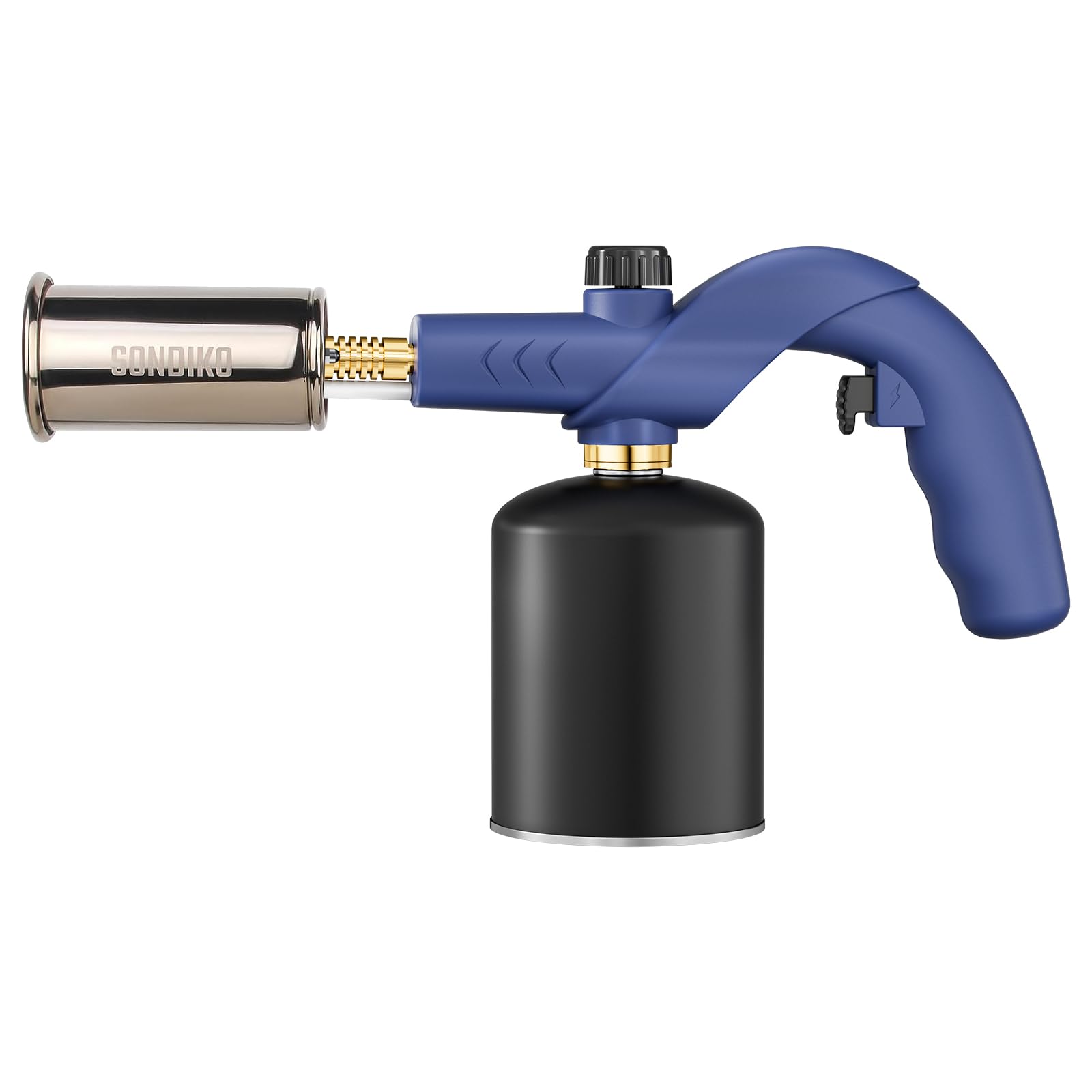 Sondiko leistungsstarke Flambierbrenner, Grill Gun Flammenwerfer Gun, Bunsenbrenner, Holzkohle Feuerzeug, Kulinarische Küche Grillen, Lötpistolen (Propan Tank nicht enthalten)