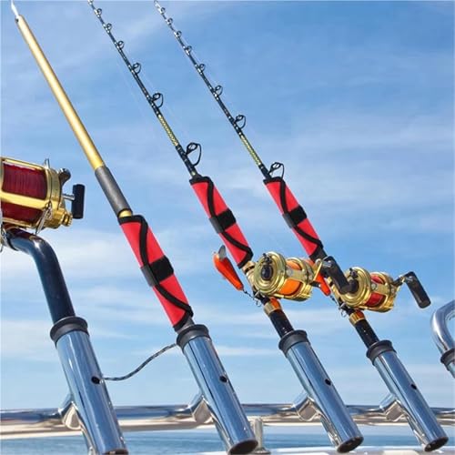KaiYeA Estuche Protector para Señuelos de Pesca con 16 Cubiertas Rojas para Anzuelos miniatura 4