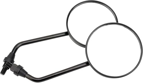 LCGLY Espejo retrovisor universal redondo de 3.94 pulgadas0.394 in compatible con Honda Suzuki Yamaha Kawasaki, para la mayoría de marcas de