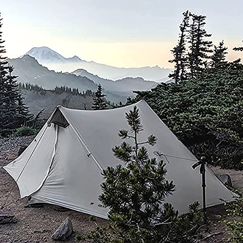 Carpa de camping ultraligera tipo pirámide para 2 personas miniatura 6