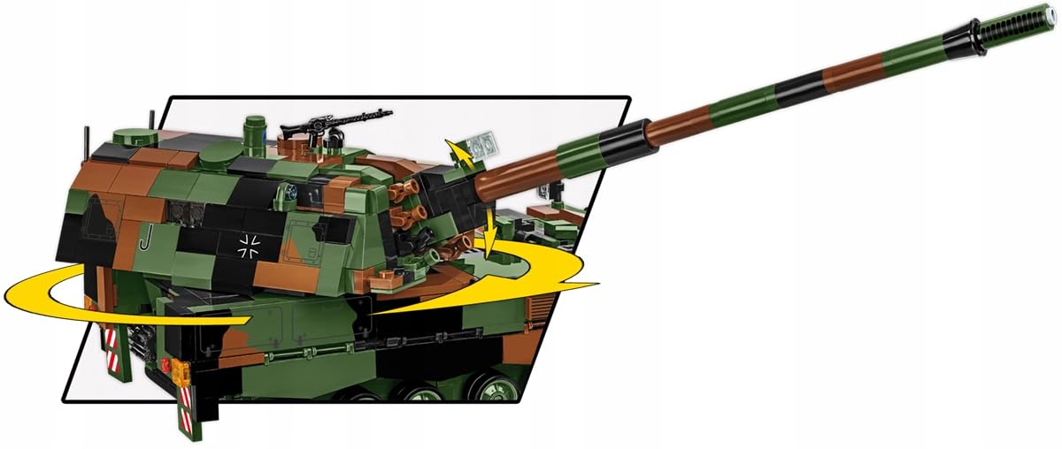 COBI Panzerhaubitze 2000, 13.58" x 4.33" x 4.33", Grün