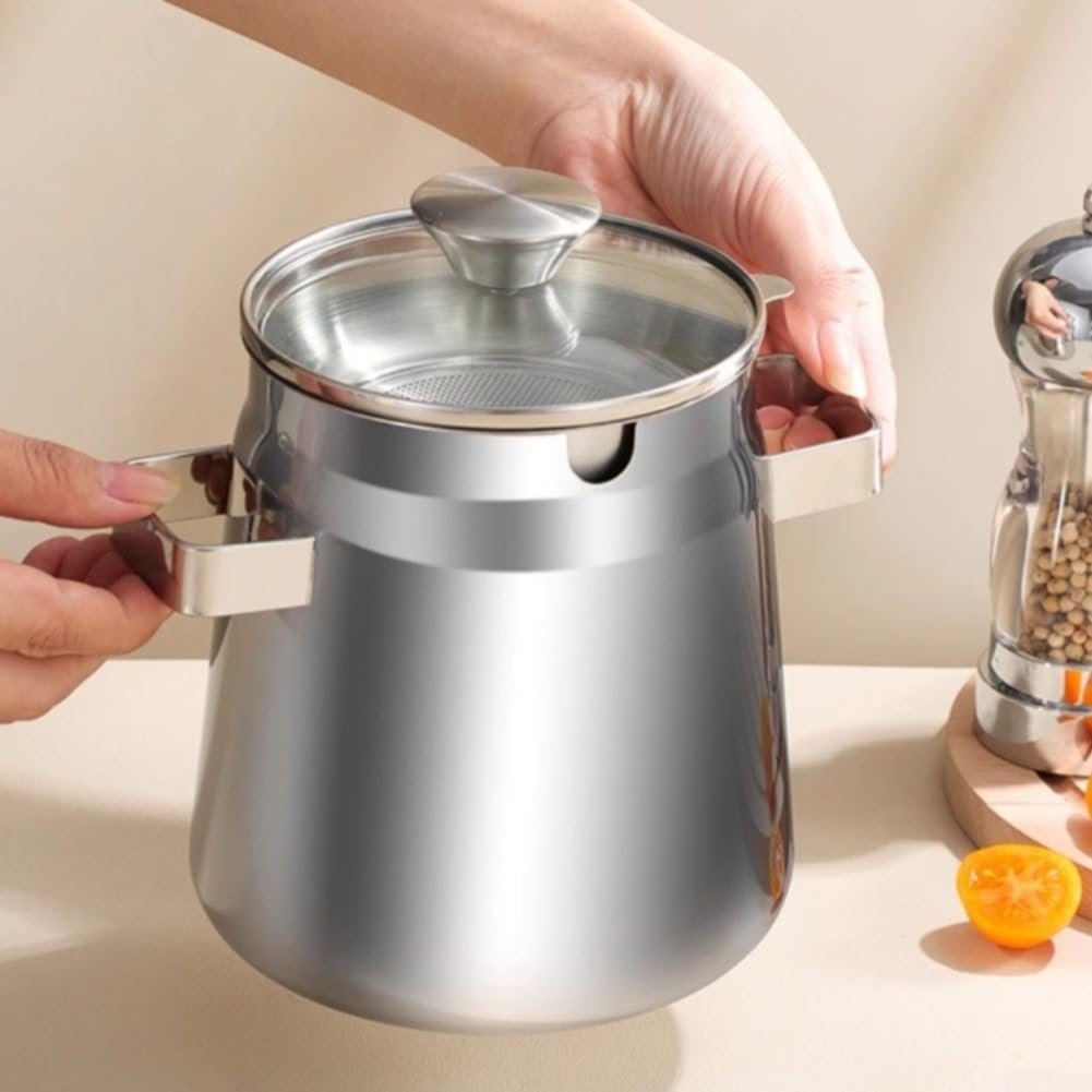 para filtro Aceite Cocina para acero 316L Desmontable para(1.8L)
