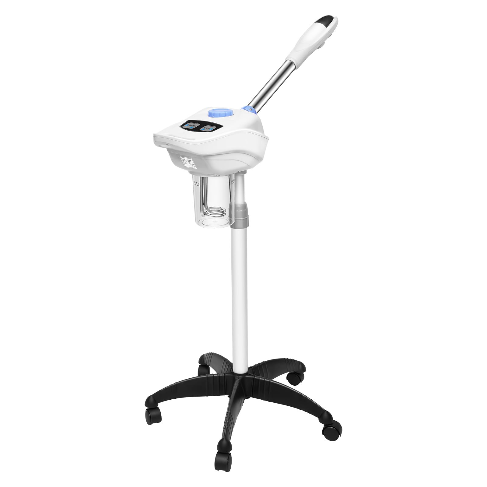 Gesichtsdampfer mit Ozon-Funktion, 860ml Gesichtssauna mit Kräuterbecher, 360° Dampfdüse für Tiefenreinigung & Feuchtigkeitspflege, Ideal als Porenreiniger für Zuhause und Beauty-Salon