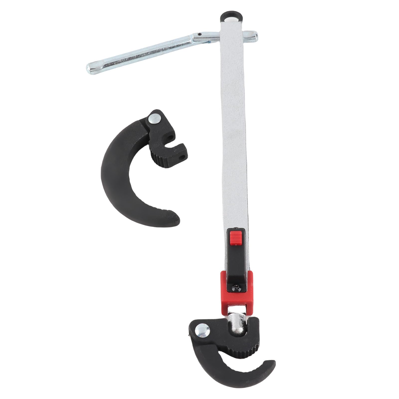 TICFOX Herramienta telescópica para llave de lavabo con grifo de cocina con rotación de 180 grados, construcción duradera de acero CrV para fontaneros