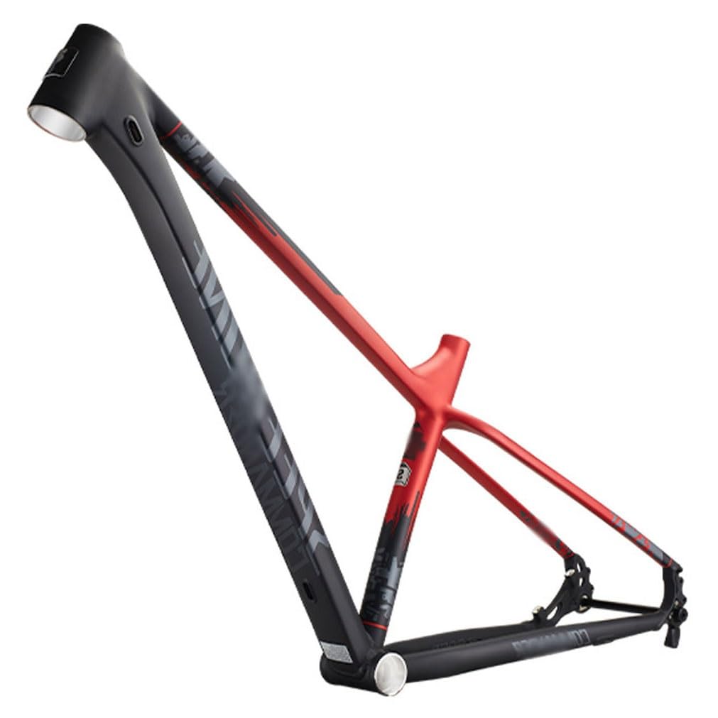MTB-Rahmen 29er Hardtail Mountainbike-Rahmen Steckachse 12x142mm Scheibenbremsrahmen XC Aluminiumlegierung Rennrahmen S/M/L Interne Führung (Farbe: 