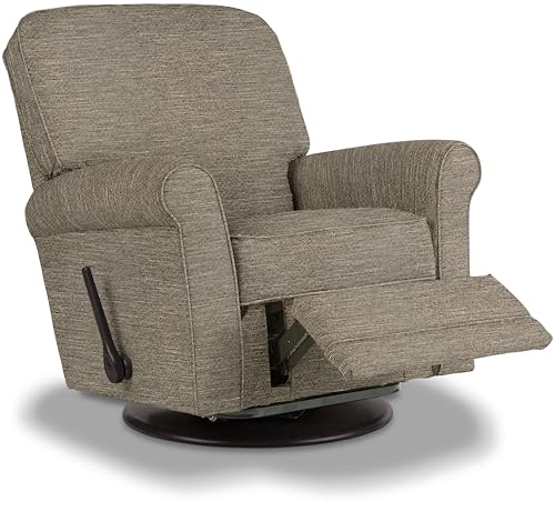 Image of La-Z-Boy Addison Gliding Recliner, Brownstone