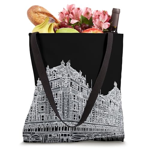 Harrods Department Store Hand Drawing Tote Bag miniatura 4