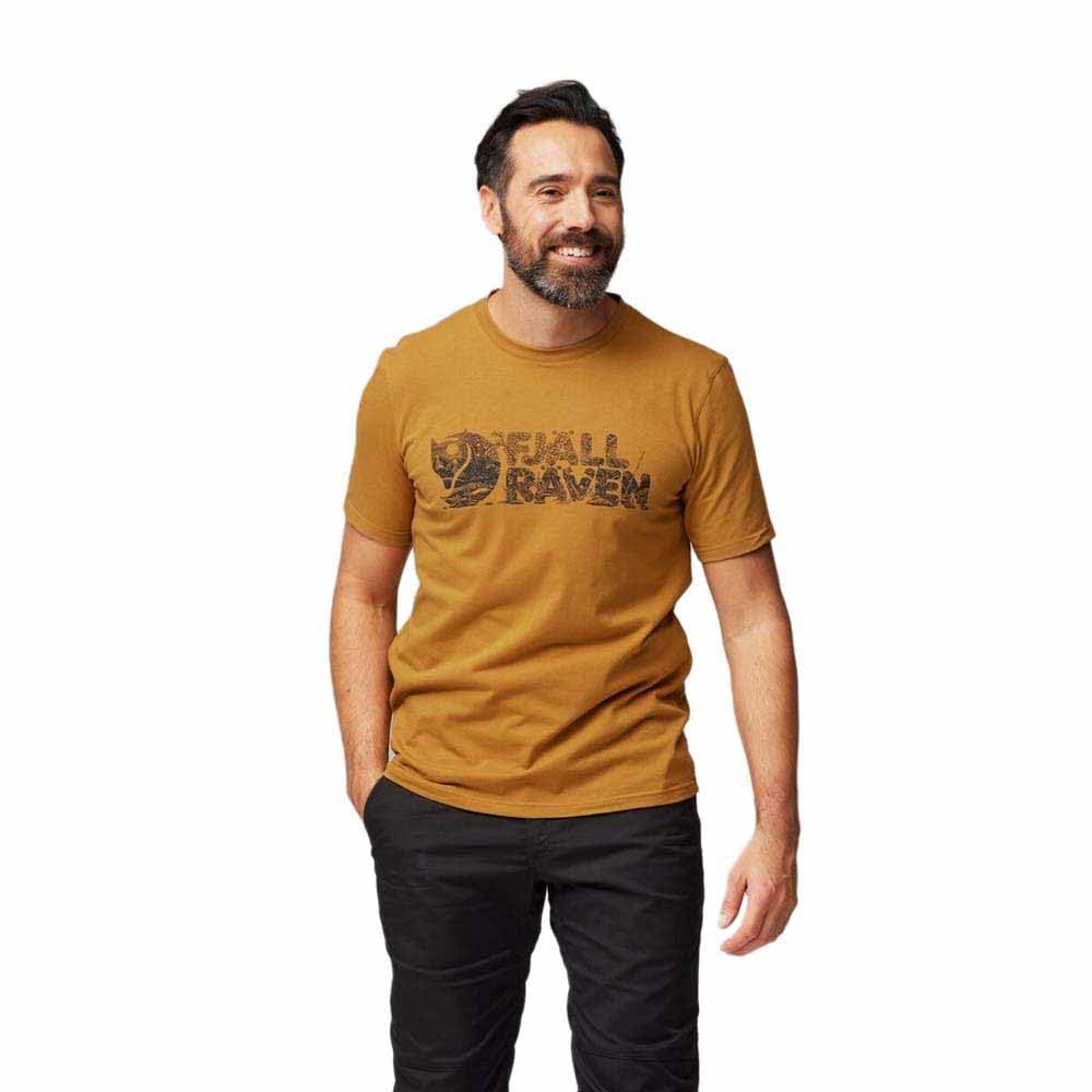 Fjällräven Men's Acorn Fjallraven 12600219-166 Lush Logo T-Shirt M T-Shirt Size Xl