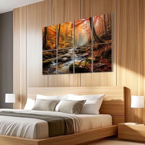 8 Pack Paneles Acústicos Artísticos de Absorción de Sonido Decorativos con Adhesivo para Estudios y Oficinas Tamaño 48"x32" miniatura 5