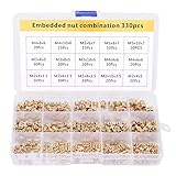 【Different 15 verschiedene Größen】 M2: 4 x 3,5 mm, M2: 6 x 3,5 mm, M2: 8 x 3,5 mm, M2: 10 x 3,5 mm, M3: 4 x 5 mm, M3: 6 x 5 mm, M3: 8 x 5 mm, M3: 10 x 5 mm, M4: 4 x 6 mm, M4 : 6 x 6 mm, M4: 8 x 6 mm, M4: 10 x 6 mm, M5: 6 x 7 mm, M5: 8 x 7 mm, verschiedene Größen von Messinggewindeeinsätzen, um eine Vielzahl von Anforderungen zu erfüllen.