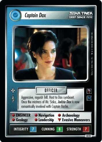 Decipher Star Trek CCG 1E MM Mirror Mirror Captain DAX 65R+ miniatura 1