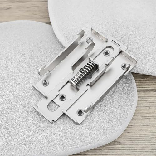 Briny River 4 X 35 Mm SSR-DIN-Schienenmontagehalterung mit Schrauben Geeignet für die Installation von Einphasigen Halbleiterrelais