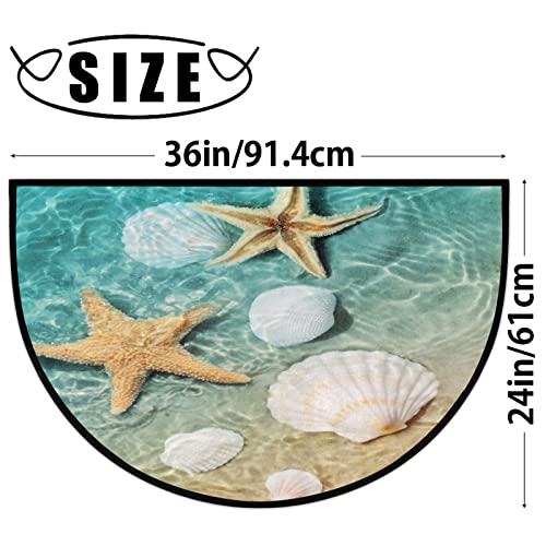 Summer-Beach-Half-Round-Door-Mat-Starfish-Shell-Floor-Mat-Non-Slip-Half-Circle-Area-Rug-Washable-Runner-Mat-for-Living-Room-Bedroom-Indoor-Outdoor-Entry-for-High-Traffic-Areas Summer Beach Half Round Door Mat Starfish Shell Floor Mat Non Slip Half Circle Area Rug Washable Runner Mat for Living Room Bedroom Indoor Outdoor Entry for High Traffic Areas