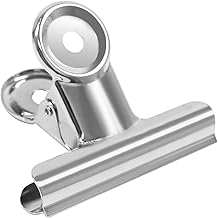 Coideal 12 Pack Large Silver Metal Paper Clips for Files, Crafts, Food Bags, Drawing, Photos in Kitchen and Office (2.5 inch)